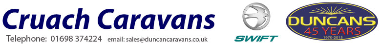 Cruach Caravn Range from Duncan Caravans